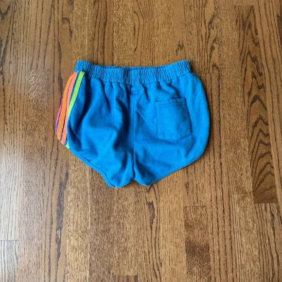 5 Stripe Jogger Short - Blue/Yellow - size xs - Picture 2 of 2